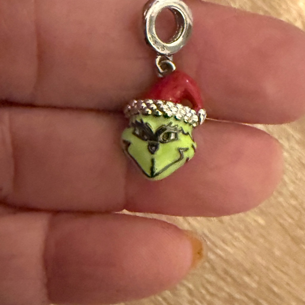 Festive Green And Red Charm Pendant